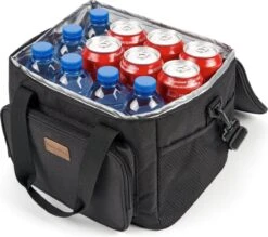 Packaway 4 Laags Geïsoleerde Koeltas - Lunchtas 15 Liter - Zwart -Buitenkampeerwinkel 1200x1063 1