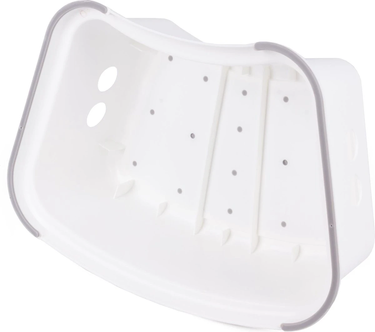 Benson Opstapje Klein - Rubberen Antislip - 36.5 X 25.2 X 13 Cm - Wit 2 Benson Opstapje Klein - Rubberen Antislip - 36.5 X 25.2 X 13 Cm - Wit - Afbeelding 2