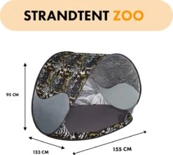 Deryan Luxe Pop Up Strandtent - Anti-UV 50+ - Zoo 8 Deryan Luxe Pop Up Strandtent - Anti-UV 50+ - Zoo -Buitenkampeerwinkel 1200x1076 5
