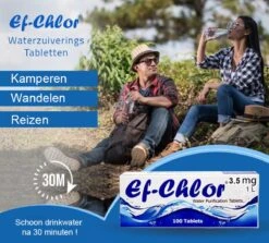 Waterzuiveringstabletten 3.5 Mg - 100 Stuks! - 0,5-1 Liter Veilig En Schoon Drinkwater In 30 Minuten! -Buitenkampeerwinkel 1200x1081 3