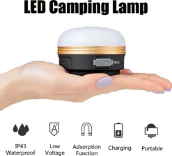 Albrillo Campinglamp LED 2 Stuks Campinglantaarn USB Oplaadbaar Campinglicht, 3 Modi Waterdicht Met 1800mAh Powerbank LED Campinglantaarn Tentverlichting Voor Vissen, Wandelen, Kamperen, Noodgevallen -Buitenkampeerwinkel 1200x1094 17
