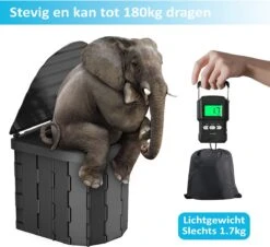 Merkloos Camping Toilet Met Draagtas En 10 Vuilzakken - Toiletemmer Draagbaar Met Deksel -Buitenkampeerwinkel 1200x1100 6