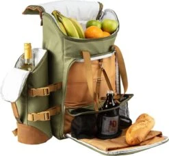 Cabinmax Koeltas - Koelrugzak - Picknick - Picknicktas Met Flessenhouder - Koelrugtas 24L - Olive Green 15 Cabinmax Koeltas - Koelrugzak - Picknick - Picknicktas Met Flessenhouder - Koelrugtas 24L - Olive Green -Buitenkampeerwinkel 1200x1110 3