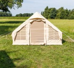 Opblaasbare Vier Persoons Tent Beige 300x200x210 Cm -Buitenkampeerwinkel 1200x1111 16