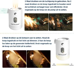 Flextail Gear Max Pump 2 Pro Luchtbedpomp - 4 In 1 - Luchtpomp, Lantaarn, Vacuümpomp, Noodpowerbank - Zwart 22 Flextail Gear Max Pump 2 Pro Luchtbedpomp - 4 In 1 - Luchtpomp, Lantaarn, Vacuümpomp, Noodpowerbank - Zwart -Buitenkampeerwinkel 1200x1114 6