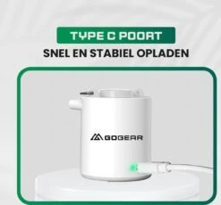 GOGEAR - Luchtbed Pomp - Mini Pomp - Oplaadbare Pomp - Elektrische Luchtbed Pomp - Lantaarn 3 In - Camping - Outdoor & Hiking -Buitenkampeerwinkel 1200x1118 5