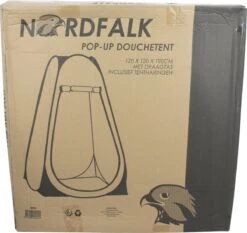 NordFalk Douchetent Pop-up 190 Cm - Camping Douche - Omkleedtent - Incl. Tentharingen En Draagtas - Groen -Buitenkampeerwinkel 1200x1132 1