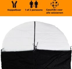 Deryan Cocoon Pop Up Tent - Slaapzak - Luchtbed - Luchtpomp - 4 Persoons - Zilver -Buitenkampeerwinkel 1200x1158 4