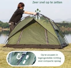 Sens Design Pop Up Tent - Tent - 2-3 Personen -Buitenkampeerwinkel 1200x1161 2