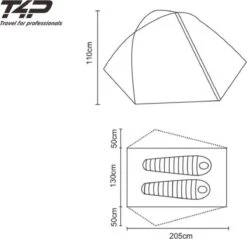 Expedition Tent T2 - Donker Groen - 2 Persoons -Buitenkampeerwinkel 1200x1163