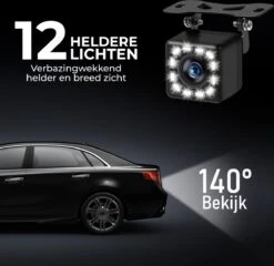 XEOD Achteruitrijcamera - 12 LED Nachtzicht - IP68 Waterdicht - Achteruitrij Camera Auto -Buitenkampeerwinkel 1200x1165 4