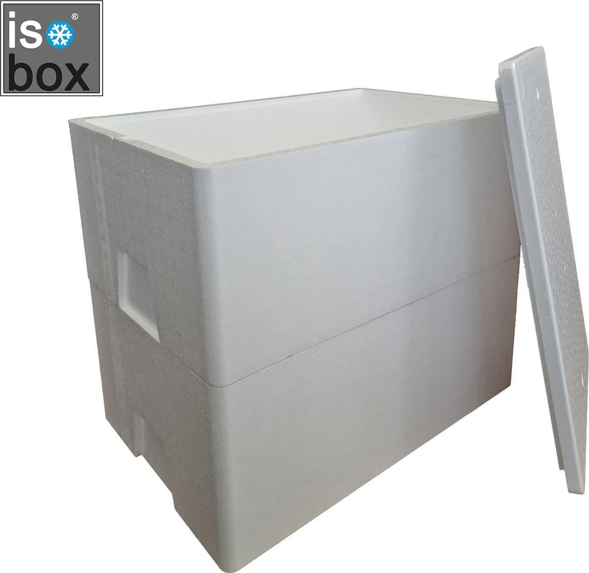 Isolatiedoos 40 Liter - EPS - Thermobox - Tempex Doos - Koelbox - Isomo 2 Isolatiedoos 40 Liter - EPS - Thermobox - Tempex Doos - Koelbox - Isomo - Afbeelding 2