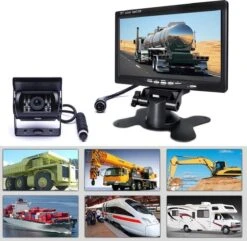 BrandWay Bedrade Achteruitrijcamera Set Met 7 Inch Scherm - Achteruitrij Camera Bedraad Voor Auto - Camper - Caravan - Vrachtwagen - Landbouw -Buitenkampeerwinkel 1200x1170 10