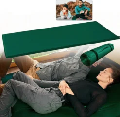 HikeMeister- Slaapmat - 200x 66 X 10 Cm - Zelfopblazend - 1 Persoons - Groen -Buitenkampeerwinkel 1200x1176 6