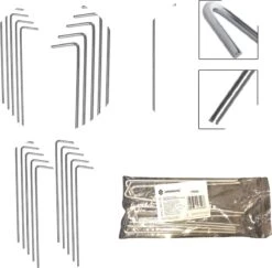 Springos Tentharingen | Haringen | Grondpennen | Staal | 10 Stuks -Buitenkampeerwinkel 1200x1182 16