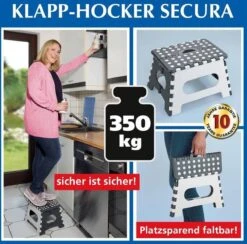 WENKO Secura Opklapbaar Krukje, Belastbaar Tot 350 Kg -Buitenkampeerwinkel 1200x1184 5