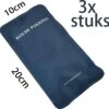 Platte Koelelementen - 3 Stuks - Hot / Cold Pack - 10 X 20 Cm - 180 Gram - Coolpack / Icepack - Voor Bij Blessures / Koeltas