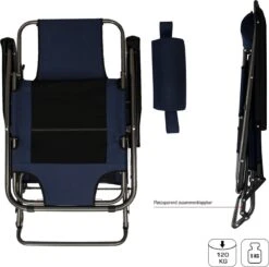 Ligstoel 180x60cm - Opvouwbaar Campingstoel Ligbed Strandstoel Tuinstoel Vouwligstoel Blauw -Buitenkampeerwinkel 1200x1191