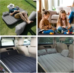 Flightmode - Opblaasbaar Matras Voor Auto, Opblaasbaar Bed, Autostoel, Comfortabel, Met Elektrische Luchtpomp En 3 Adapters, 2 Kussens En Transporttas, Voor Camping, Reizen, Strand -Buitenkampeerwinkel 1200x1195 13