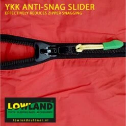 LOWLAND OUTDOOR® Donzen Slaapzak - Companion Economy - 210x80 Cm - Rood 16 LOWLAND OUTDOOR® Donzen Slaapzak - Companion Economy - 210x80 Cm - Rood -Buitenkampeerwinkel 1200x1196 14