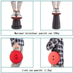 Kampeerkruk - Uitschuifbare Kruk - Rood/Zwart- Tot 120 Kg - Travel Stool - Opvouwbare Campingkruk - Inklapbaar Krukje - Telescopische Kruk - Camping - Outdoor 12 Kampeerkruk - Uitschuifbare Kruk - Rood/Zwart- Tot 120 Kg - Travel Stool - Opvouwbare Campingkruk - Inklapbaar Krukje - Telescopische Kruk - Camping - Outdoor -Buitenkampeerwinkel 1200x1198 2
