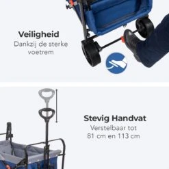 LifeGoods Bolderkar - Opvouwbaar - Tot 120KG - 103L - Extra Draagtas En Duwstang - Wasbaar Polyester - 98x45cm - Blauw/Grijs 20 LifeGoods Bolderkar - Opvouwbaar - Tot 120KG - 103L - Extra Draagtas En Duwstang - Wasbaar Polyester - 98x45cm - Blauw/Grijs -Buitenkampeerwinkel 1200x1200 1000