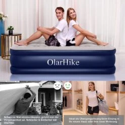 OlarHike Queen Size Luchtmatras Met Geïntegreerde Elektrische Pomp, Zelfopblazend Luchtbed, Voor 2 Personen, Premium Gastenbed, Opblaasbaar Matras Voor Camping Of Thuisgebruik, 203 X 152 X 46 Cm 10 OlarHike Queen Size Luchtmatras Met Geïntegreerde Elektrische Pomp, Zelfopblazend Luchtbed, Voor 2 Personen, Premium Gastenbed, Opblaasbaar Matras Voor Camping Of Thuisgebruik, 203 X 152 X 46 Cm -Buitenkampeerwinkel 1200x1200 1045