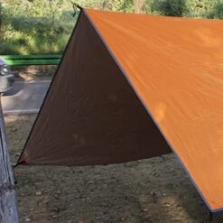 Merkloos TDR - Outdoor Draagbaar Zonnescherm Met Opbergtas - Waterdicht-SPF - Tarps Voor Kamperen300 * 300cm - 3-4Personen - Orange -Buitenkampeerwinkel 1200x1200 1058