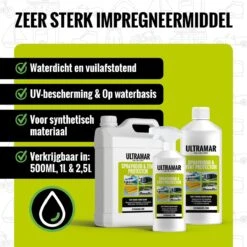 Ultramar - Sprayhood & Tent Protector 2,5L - Impregneermiddel Voor Bootkap, Tent, Cabriodak - Maakt Waterdicht En Geeft Extra Bescherming -Buitenkampeerwinkel 1200x1200 1077
