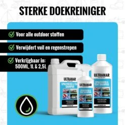 Ultramar - Sprayhood & Tent Shampoo - 1L - Tentdoekreiniger - Voor Bootkap, Tent, Cabriodak, Zonwering - Tentonderhoud - Bootonderhoud - Schoonmaakmiddel -Buitenkampeerwinkel 1200x1200 1090