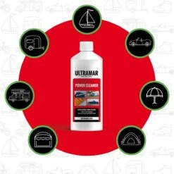 Ultramar - Power Cleaner 1L - Tentdoekreiniger Voor Bootkap, Tent, Cabriodak -Buitenkampeerwinkel 1200x1200 1094