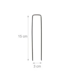 Relaxdays 100x Gronddoekpen - Grondanker - Haring - Gronddoekhaak - Grondhaken - 2mm -Buitenkampeerwinkel 1200x1200 1110