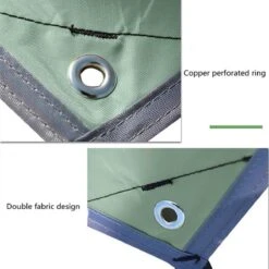Merkloos TDR - Outdoor Draagbaar Zonnescherm Met Opbergtas - Waterdicht - Tarps Voor Kamperen 300 *300cm - 3-4 Personen -Leger Groen -Buitenkampeerwinkel 1200x1200 1150