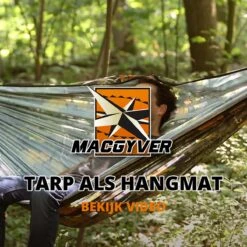 MacGyver® ‘3-in-1’ Tent | Tarp – Schaduwdoek – Hangmat | Strandtent | Outdoor-tent | Shelter | Vistent | 280 X 280 Cm | Camouflage | Waterdicht | Lichtgewicht -Buitenkampeerwinkel 1200x1200 1152