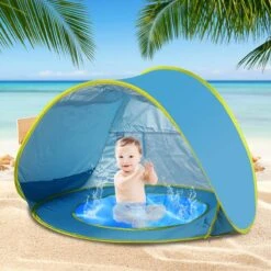Seidon Strandtent Baby - Pop Up Tent - UV Bescherming - Baby En Kind - Waterdicht - Zwembadje - UV Bescherming -Buitenkampeerwinkel 1200x1200 1157