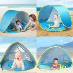 Seidon Strandtent Baby - Pop Up Tent - UV Bescherming - Baby En Kind - Waterdicht - Zwembadje - UV Bescherming -Buitenkampeerwinkel 1200x1200 1158