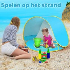 Seidon Strandtent Baby - Pop Up Tent - UV Bescherming - Baby En Kind - Waterdicht - Zwembadje - UV Bescherming -Buitenkampeerwinkel 1200x1200 1159