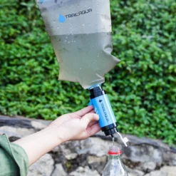 TrailAqua Waterfilter Survival 0.1Micron - Filtert Bacteriën - Snelle Drinkwaterfilter En Waterzuivering Met Waterzak Voor Outdoor, Kamperen, Preppen, Noodgeval En Wandelen -Buitenkampeerwinkel 1200x1200 1187