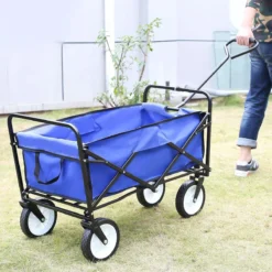 Merkloos Bolderkar - Bolderkar Opvouwbaar - Bolderwagen - Bolderwagen Opvouwbaar - Blauw -Buitenkampeerwinkel 1200x1200 1214