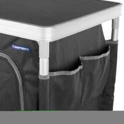 Campart Campingkast CU-0719 – Opvouwbaar En Verstelbaar - 4 Verstelbare Poten - 3 Lagen - Aluminium Frame - Grijs -Buitenkampeerwinkel 1200x1200 122