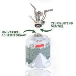 MacGyver Gasbrander Mini RVS - Camping Kookstel - Kookbrander - 10 Cm - Elektronische Ontsteking -Buitenkampeerwinkel 1200x1200 1238