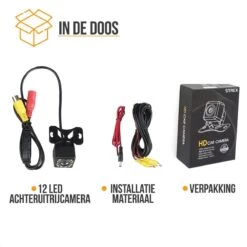 Strex Achteruitrijcamera - Universeel RCA - 12 LED Nachtzicht - IP68 Waterdicht - Achteruitrij Camera Auto -Buitenkampeerwinkel 1200x1200 1306