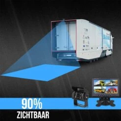 Strex Achteruitrijcamera Set Bedraad Met 4 Camera's (tegelijk Bekijken) - 9" Scherm - 18LED Nachtzicht 15m - IP67 Waterdicht - Achteruitrij Camera -Buitenkampeerwinkel 1200x1200 1310