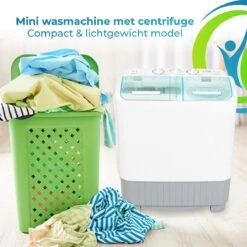 XatiX - Mini Wasmachine Met Dubbele Trommel 5,6 Kg - Toerental 1400 14 XatiX - Mini Wasmachine Met Dubbele Trommel 5,6 Kg - Toerental 1400 -Buitenkampeerwinkel 1200x1200 1343