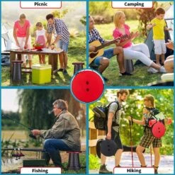 Kampeerkruk - Uitschuifbare Kruk - Rood/Zwart- Tot 120 Kg - Travel Stool - Opvouwbare Campingkruk - Inklapbaar Krukje - Telescopische Kruk - Camping - Outdoor 15 Kampeerkruk - Uitschuifbare Kruk - Rood/Zwart- Tot 120 Kg - Travel Stool - Opvouwbare Campingkruk - Inklapbaar Krukje - Telescopische Kruk - Camping - Outdoor -Buitenkampeerwinkel 1200x1200 141