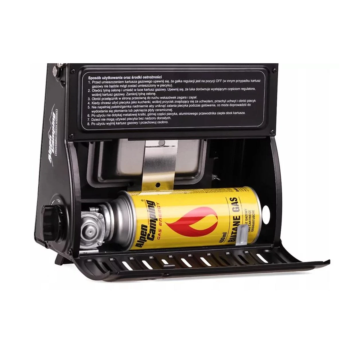 Alpen Camping INKO-TIME - Campingfornuis / Gasfornuis Met Ovenfunctie - Gasverbruik 108g / U 8 Alpen Camping INKO-TIME - Campingfornuis / Gasfornuis Met Ovenfunctie - Gasverbruik 108g / U - Afbeelding 8