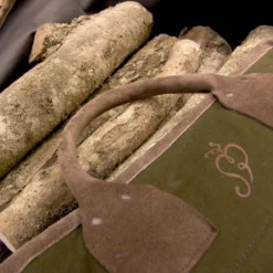 Esschert Design - Haardbloktas - Haardvuur Accessoires - Textiel - Groen -Buitenkampeerwinkel 1200x1200 1529