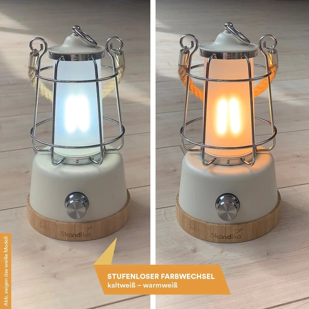 Skandika Kiruna LED-Lamp – Tentlampen – Campinglampen – Buiten Lantaarn – Buitenverlichting – Buiten Lamp - Retro Outdoor Camping Lamp Met Powerbank, Traploos Dimbaar, Draadloos, Oplaadbare Batterij, USB, Warm En Koud Wit, 75h Lichtduur – Groen 5 Skandika Kiruna LED-Lamp – Tentlampen – Campinglampen – Buiten Lantaarn – Buitenverlichting – Buiten Lamp - Retro Outdoor Camping Lamp Met Powerbank, Traploos Dimbaar, Draadloos, Oplaadbare Batterij, USB, Warm En Koud Wit, 75h Lichtduur – Groen - Afbeelding 5