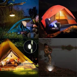 Albrillo Campinglamp LED 2 Stuks Campinglantaarn USB Oplaadbaar Campinglicht, 3 Modi Waterdicht Met 1800mAh Powerbank LED Campinglantaarn Tentverlichting Voor Vissen, Wandelen, Kamperen, Noodgevallen -Buitenkampeerwinkel 1200x1200 1603