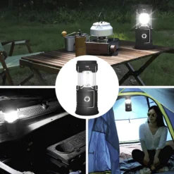 Merkloos Xtraworks - Multifunctionele Solar LED Campinglamp Met Handvatten - IPX 45 Waarde, USB-lader En Powerbank - Mat Zwart -Buitenkampeerwinkel 1200x1200 1619